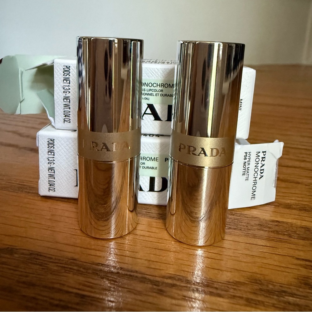 Prada Mini Lipsticks MONOCHROME HYPER MATTE P56 NOTTE, Quantity: 2 - Picture 2 of 8